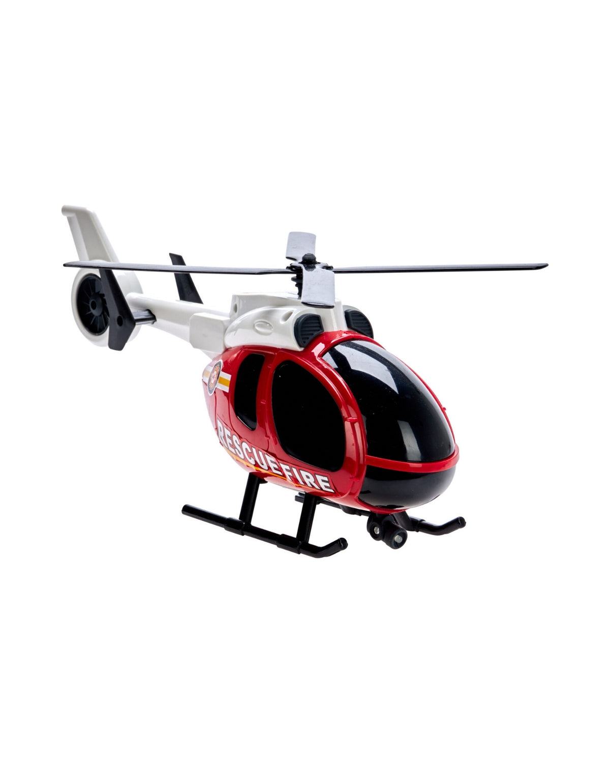 Bil og helikopter