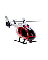 Bil og helikopter