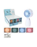 Handheld fan - Charges via USB