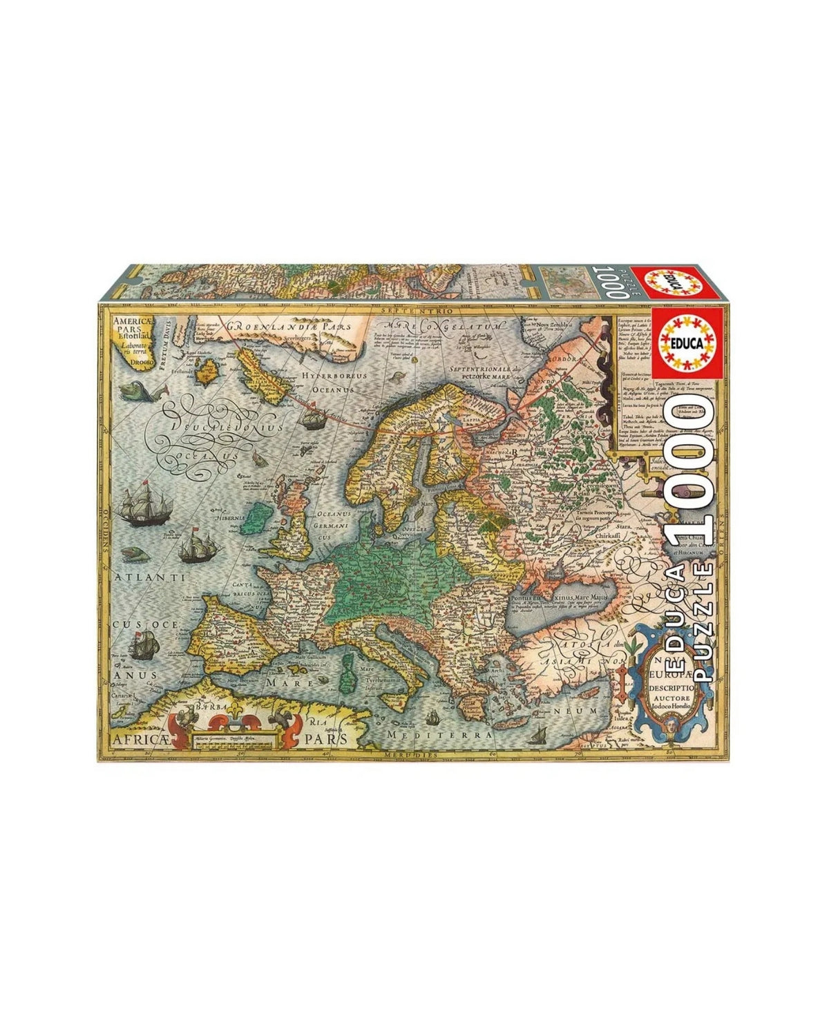 Educa 1000 Map Of Europe 