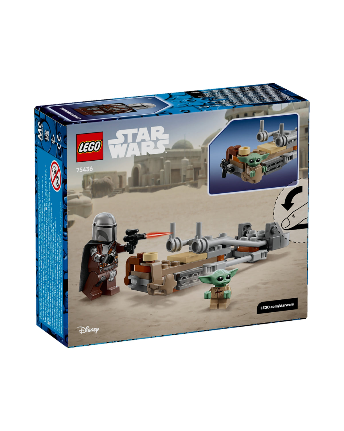 LEGO 75436 Mandalorianeren og Grogus speederbike - LEGO Star Wars 75436