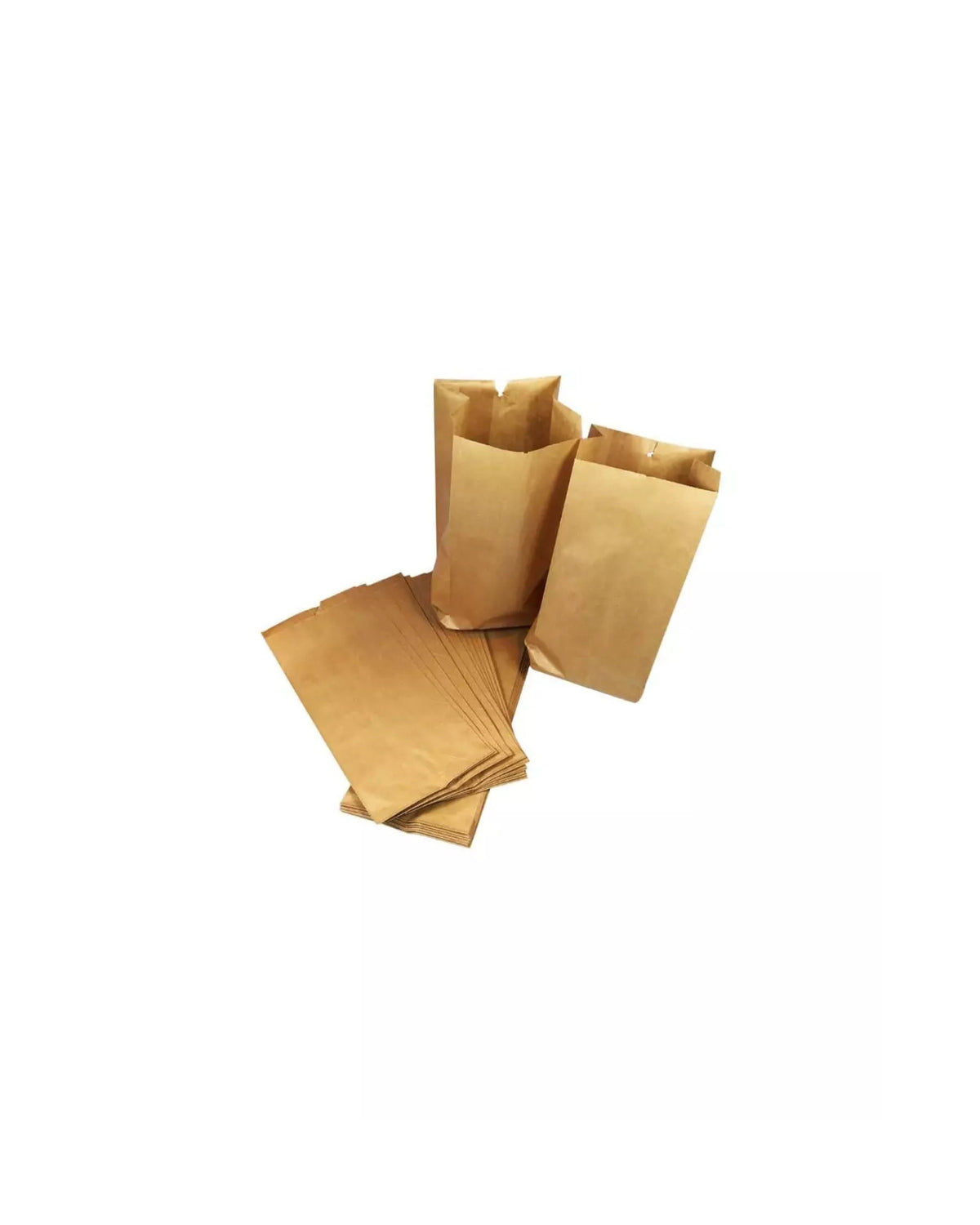 Tomme godteposer, 20 stk. (brun)
