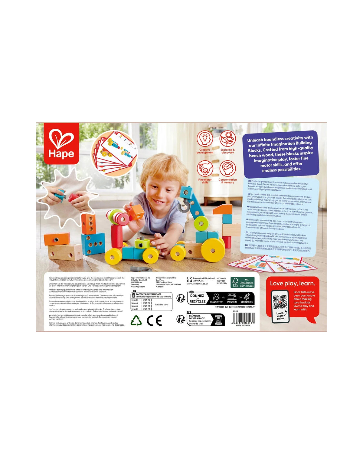 Hape Infinite Imagination Building Bloks