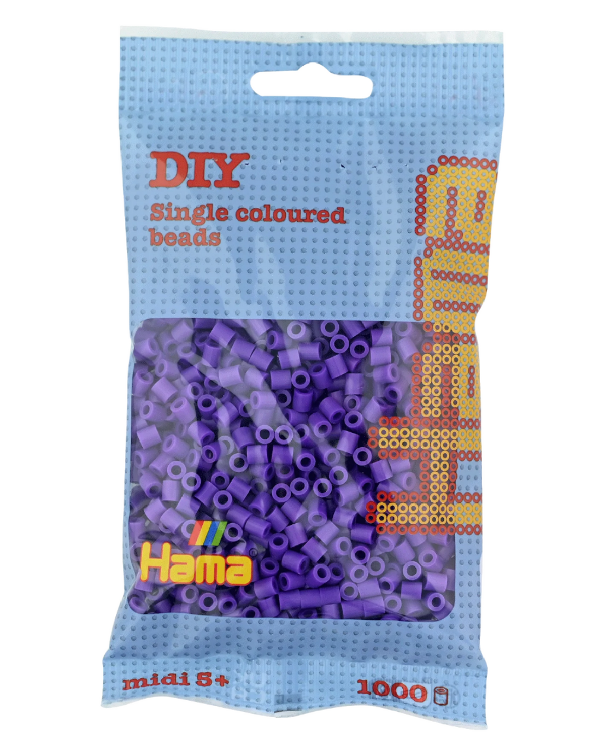Hama perler 1000 stk - 207-07 lilla