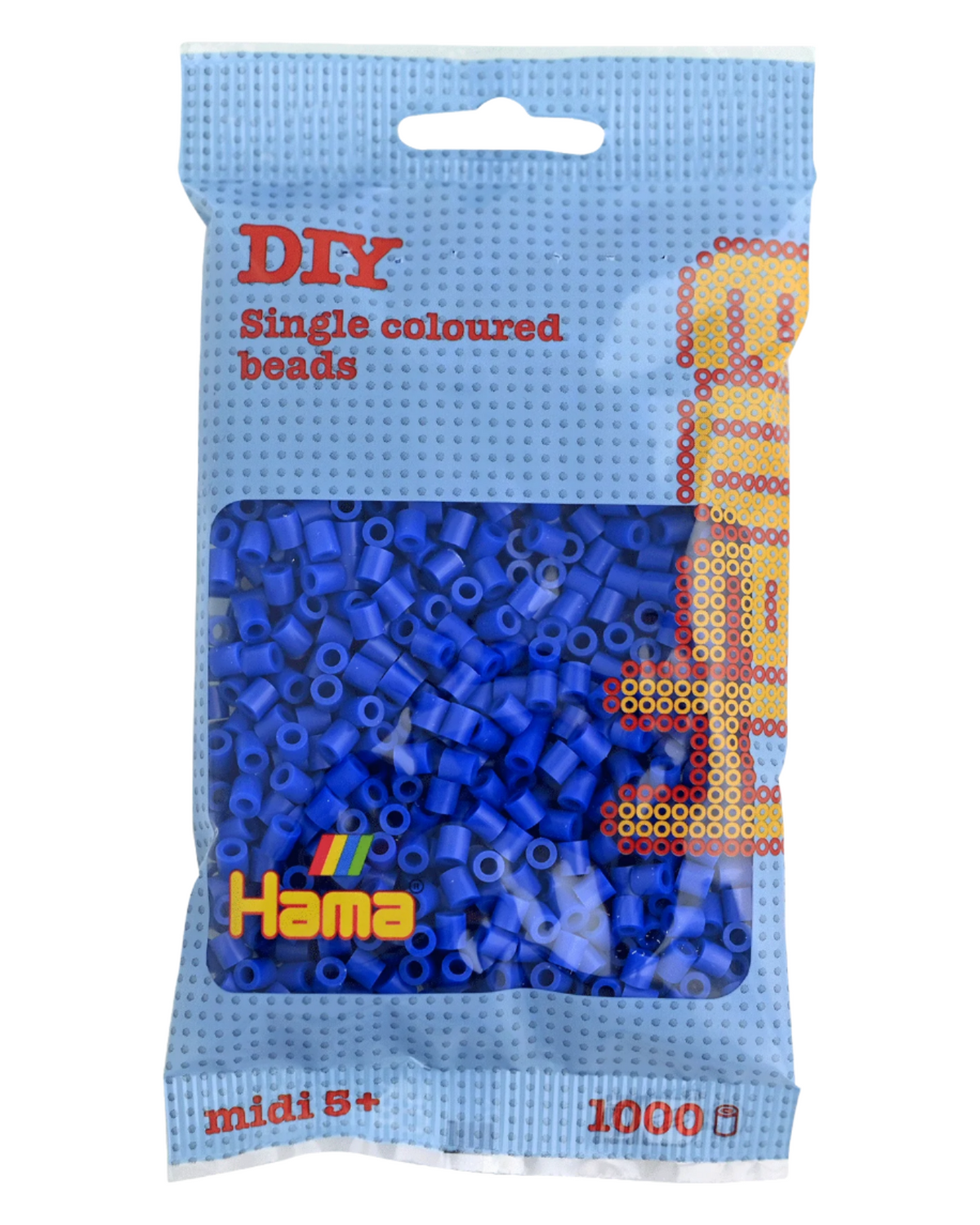 Hama perler 1000 stk - 207-08 blå