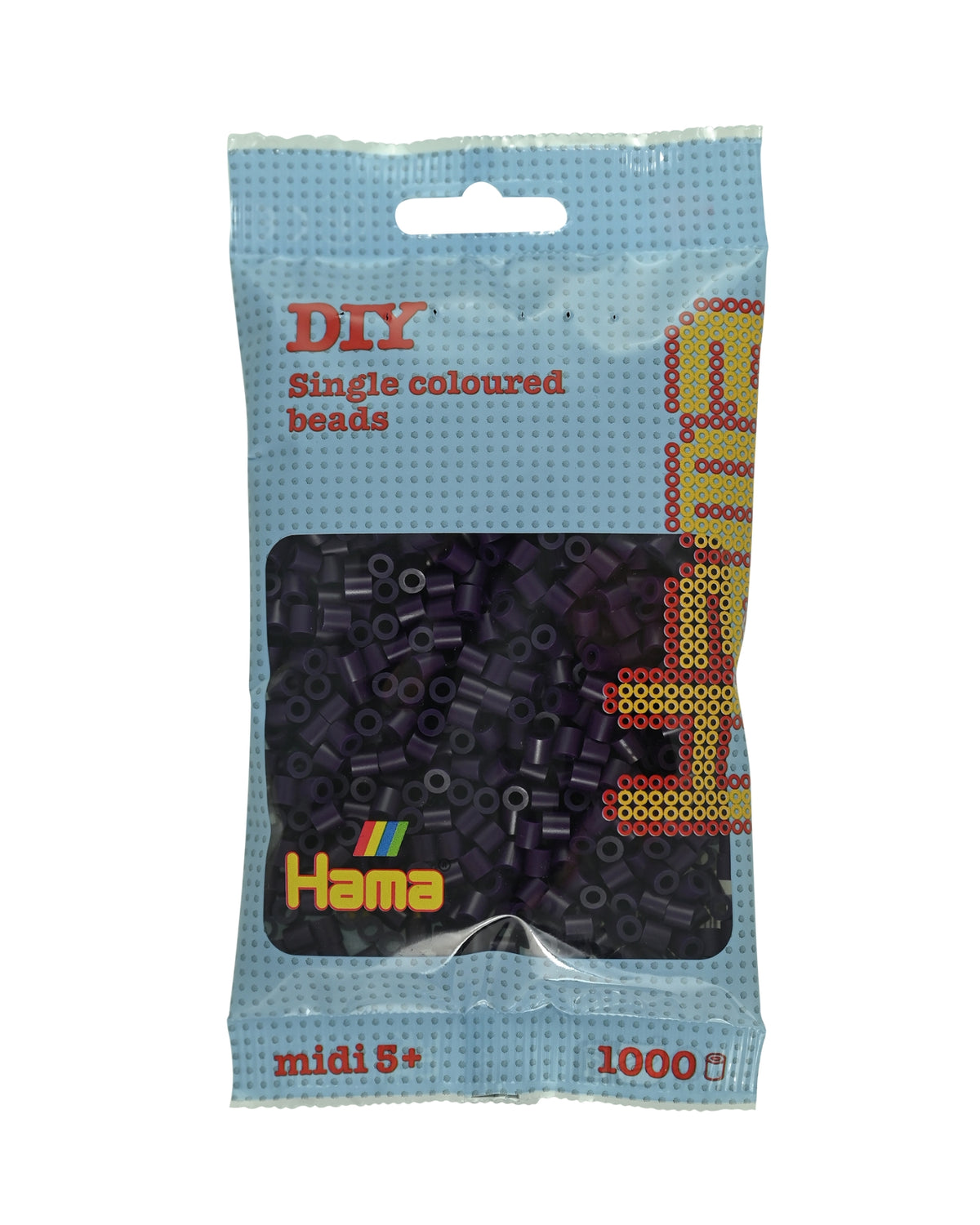 Hama perler 1000 stk  - 207-108 aubergine