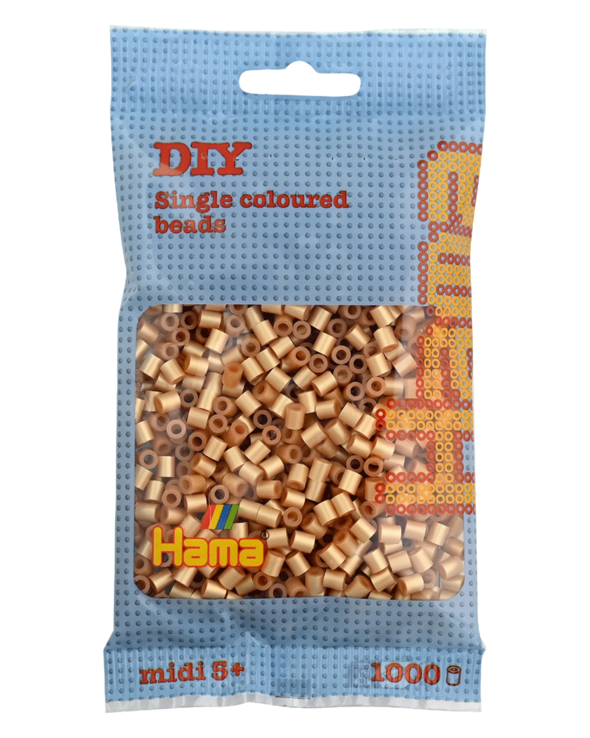 Hama perler 1000 stk - 207-61 guld