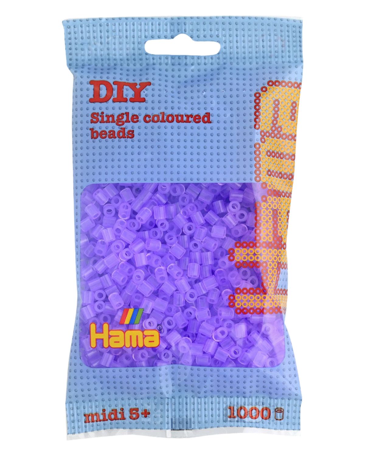 Hama perler 1000 stk - 207-74 transparent syren