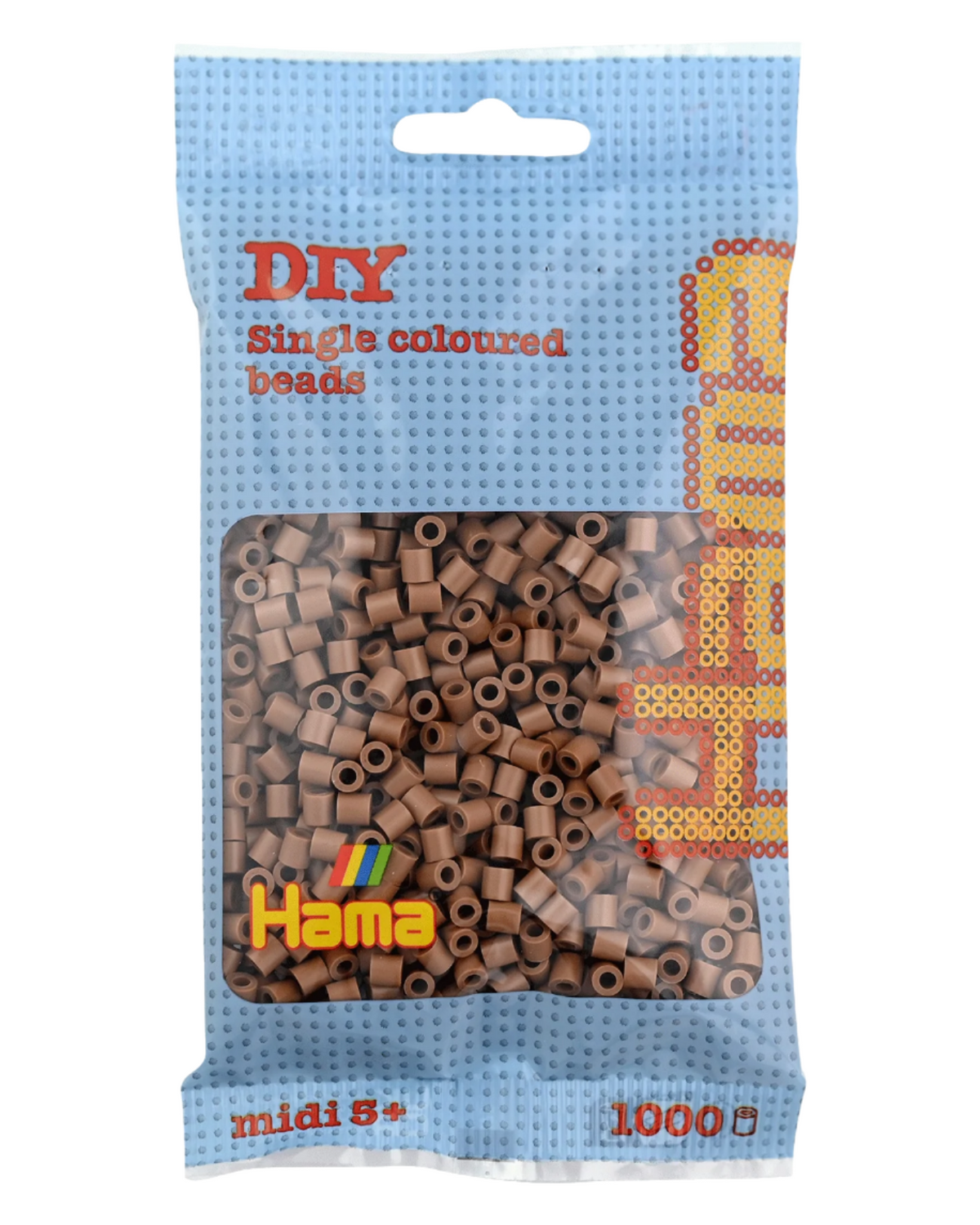Hama perler 1000 stk - 207-76 nougat