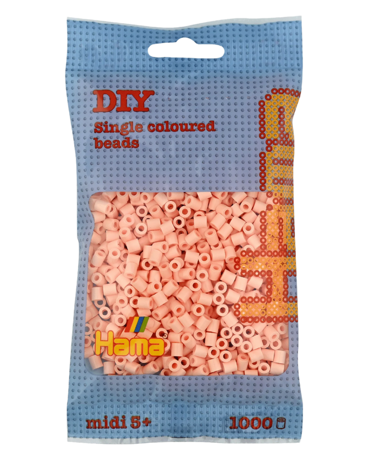 Hama perler 1000 stk - 207-78 lys fersken