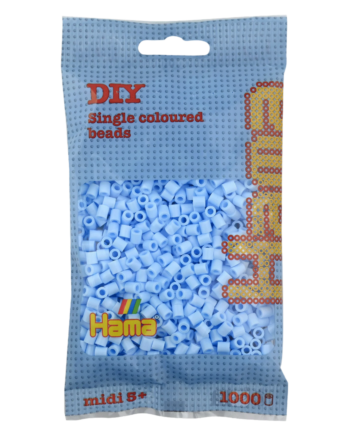 Hama perler 1000 stk - 207-97 pastel isblå