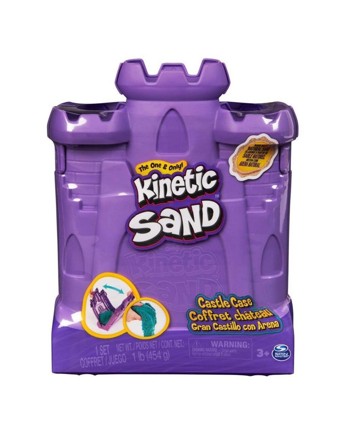 Kinetic Sand Castle Case - Purple