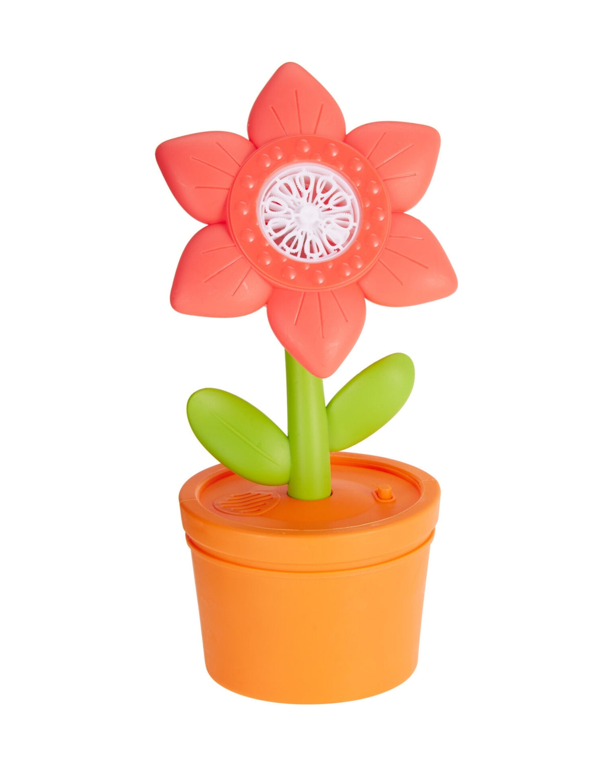 Bobleblæsemaskine med lys & lyd – blomsterdesign