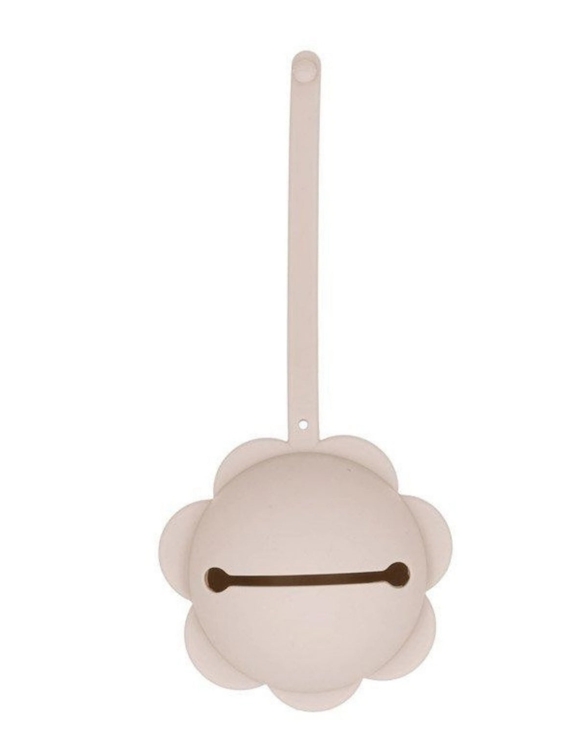 Pacifier Holder Flower, Ivory