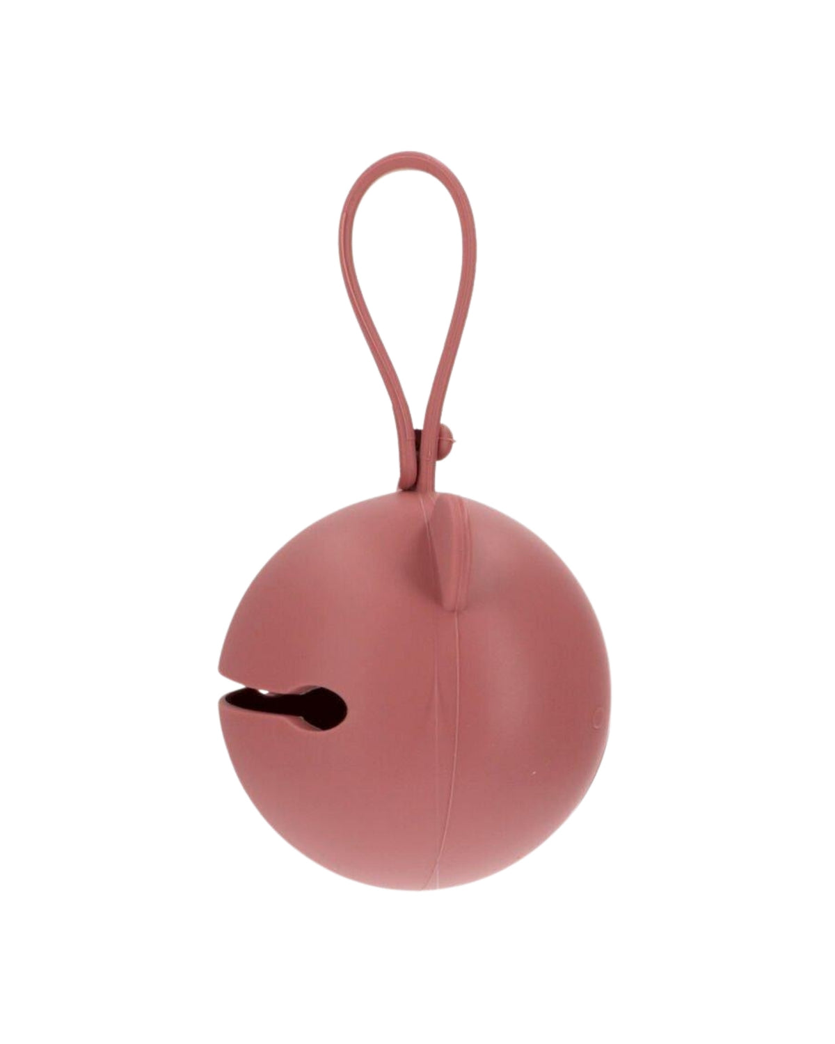 Pacifier Holder Teddy, Brick Dust