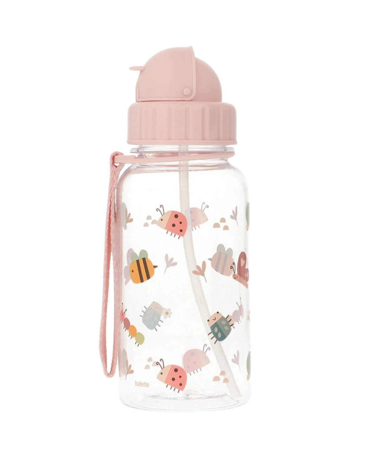 Krible Krable drinking bottle with straw