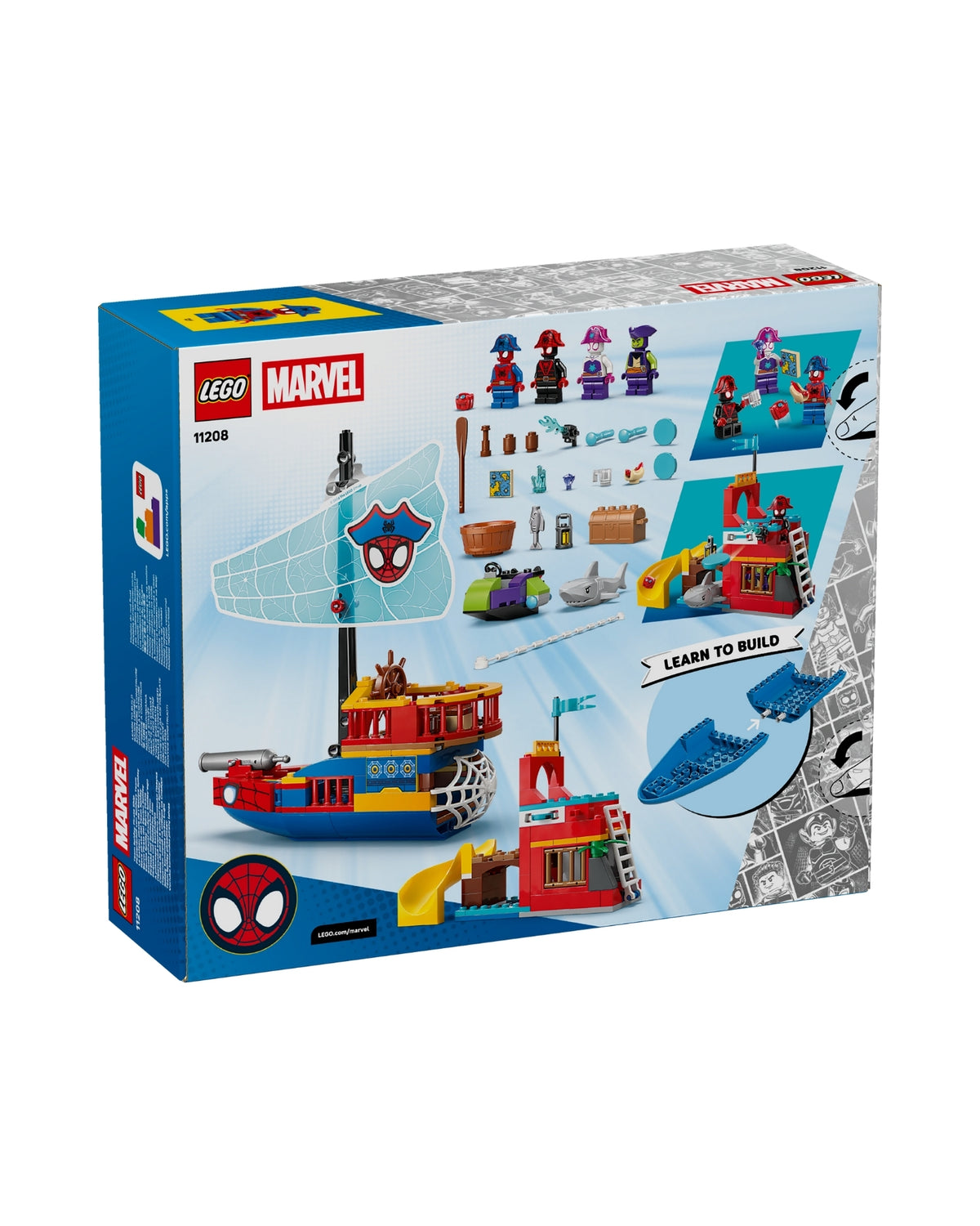 LEGO 11208 Team Spideys piratskib  -  LEGO Spidey 11208