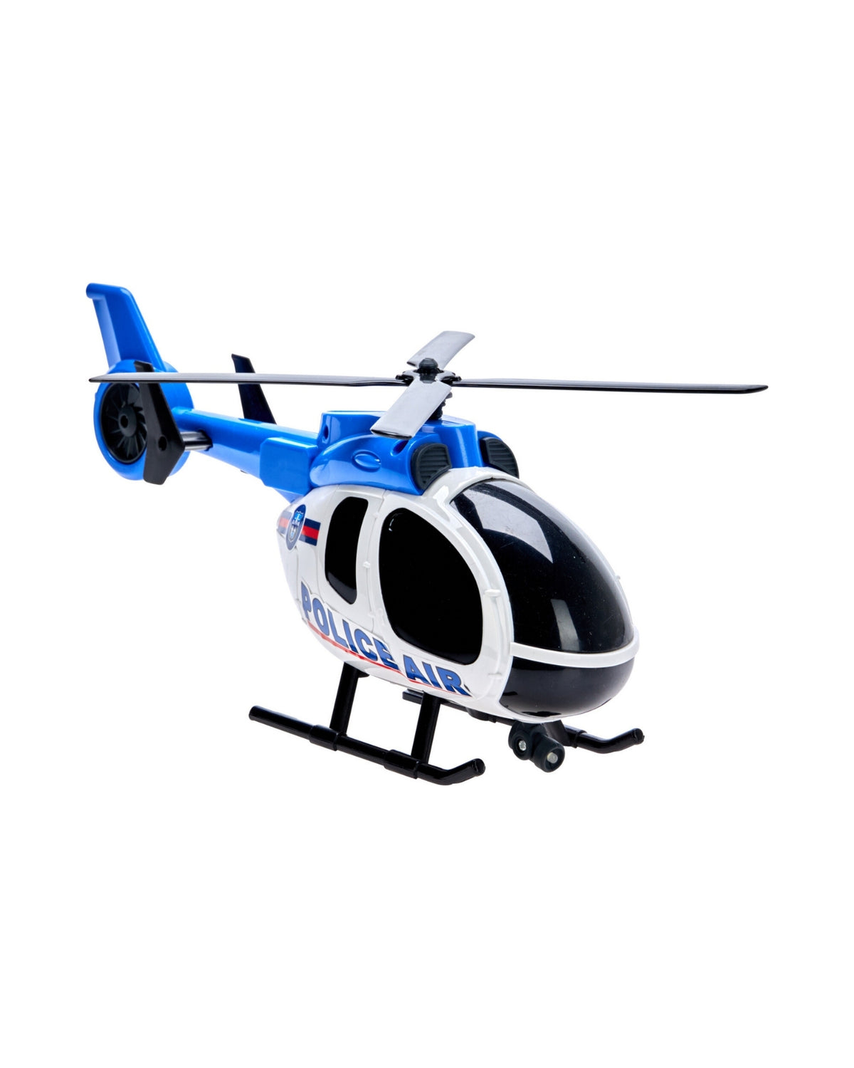Bil og helikopter