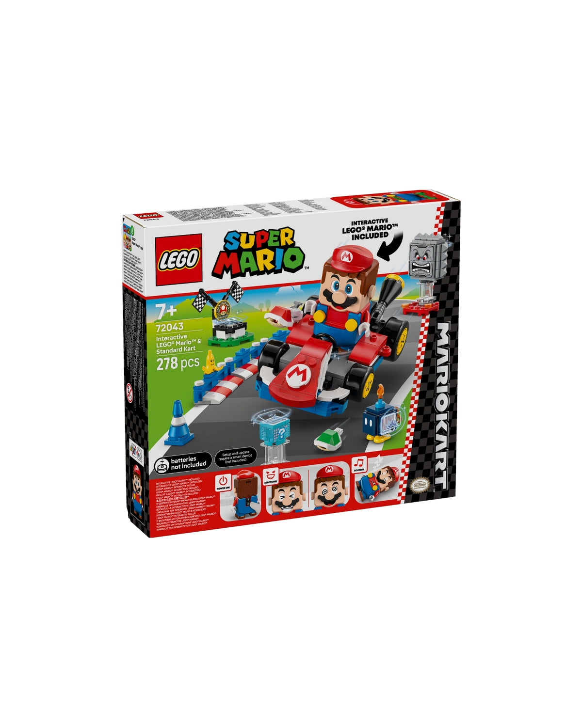 LEGO 72043 Mario Kart™ – Interactive LEGO® Mario™ and Standard Kart - LEGO Mario Kart 