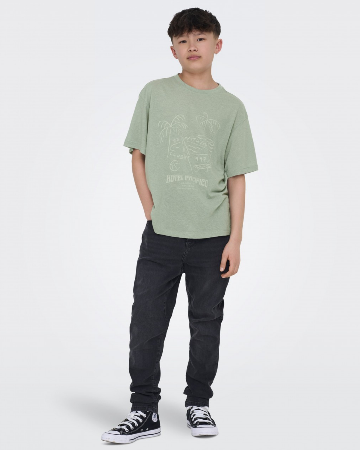Grøn - iceberg green - ONLY &  SONS - T-shirt - 22033900