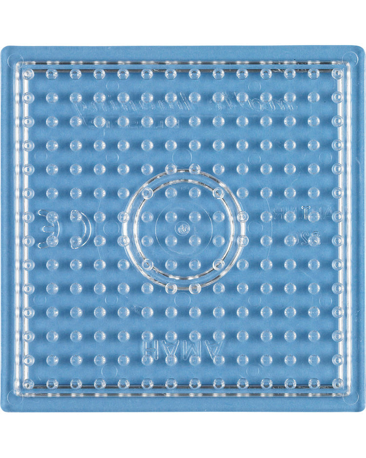 Hama stiftplade firkant 7x7 cm - 220 transparent