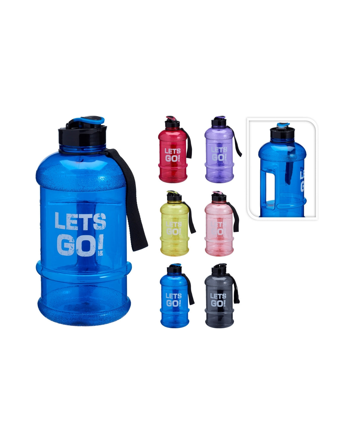 Sportsflaske i plast 1300 ml