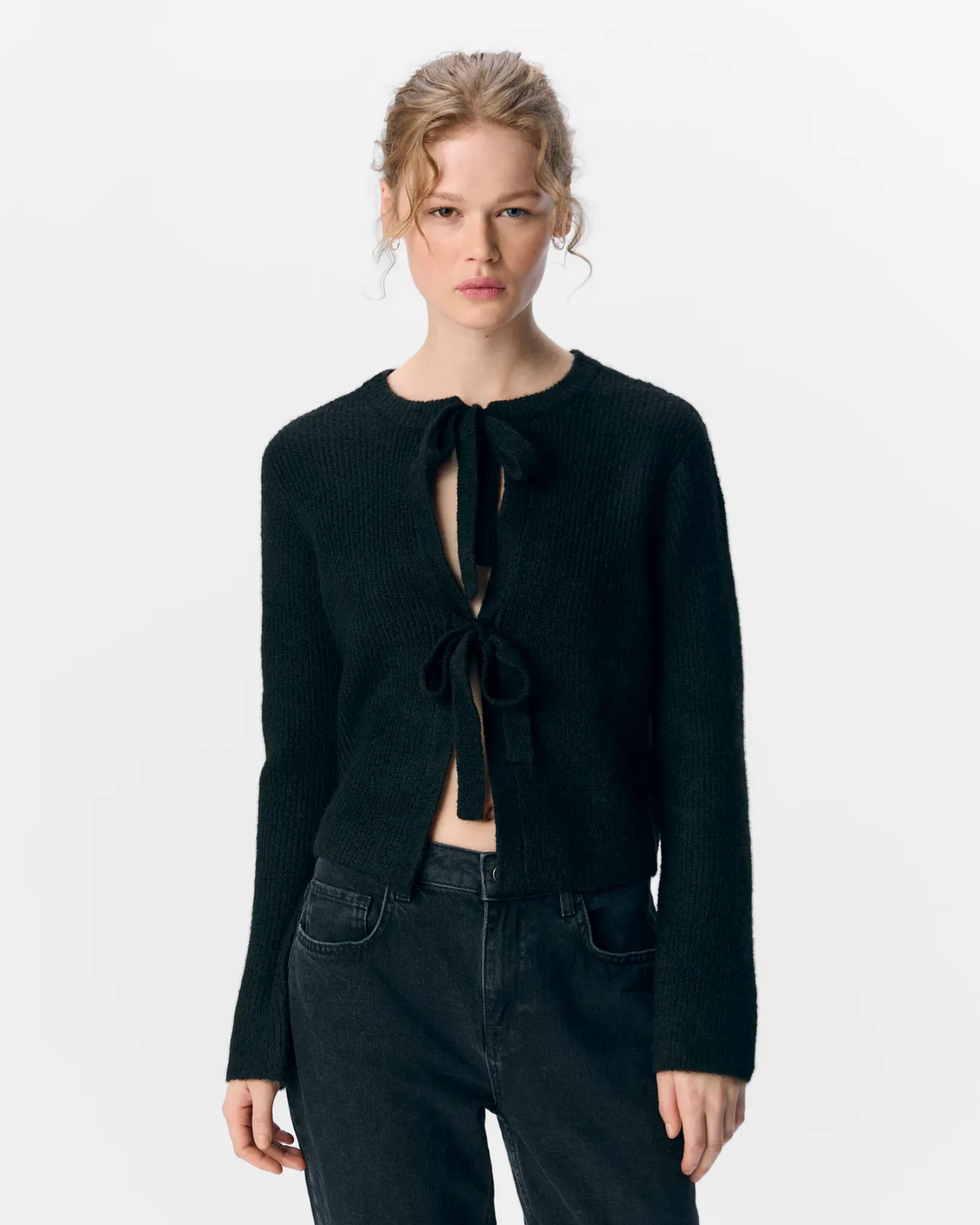 Sort - black - Strik cardigan - Object - 23043185