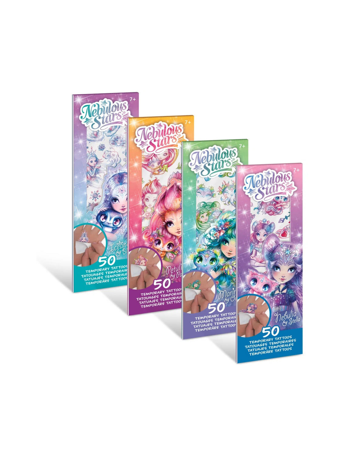 Nebulous Stars Temporary Tattoo Mini Pad - 1 stk
