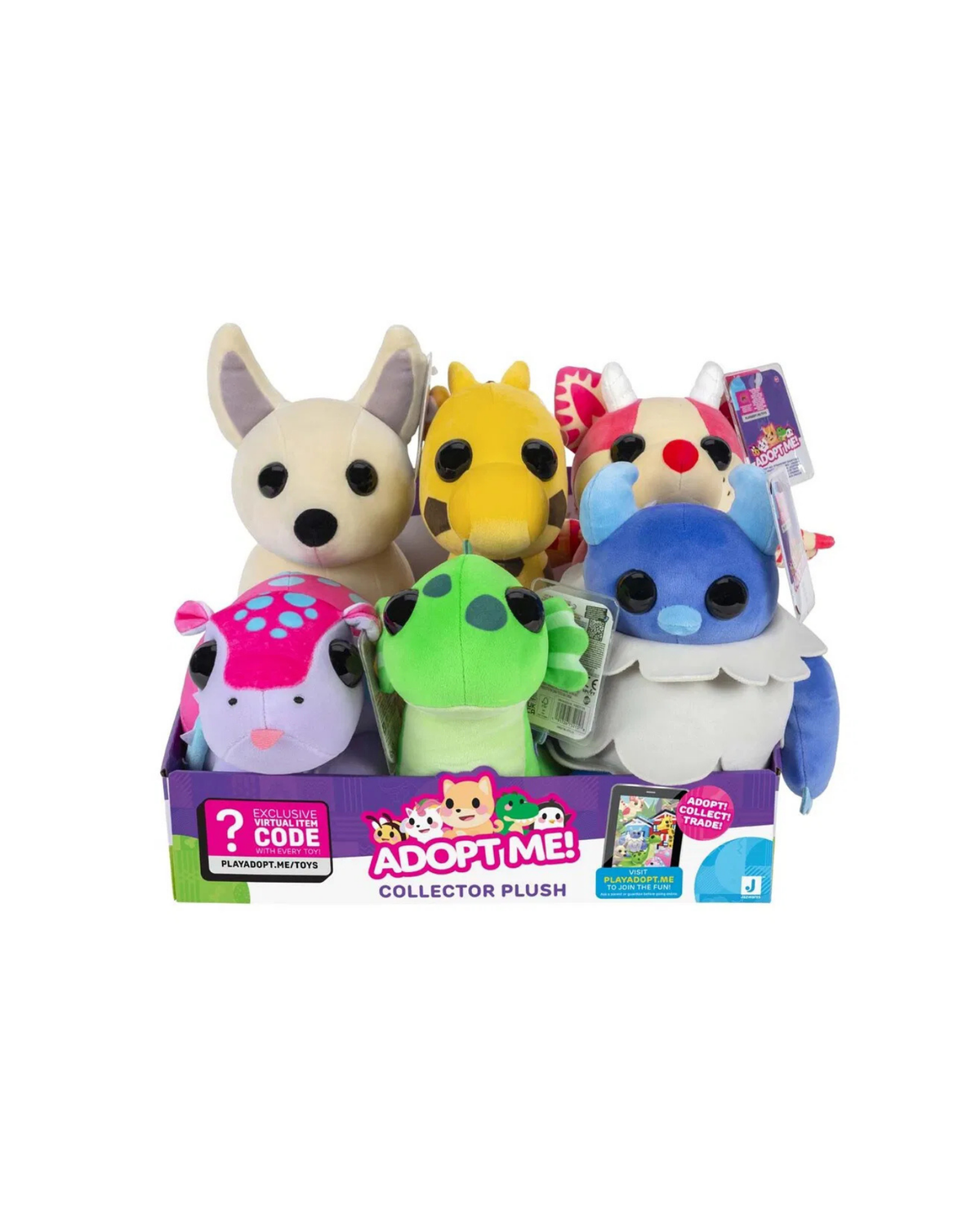 Adopt Me Collector Plush 2.0 20 cm. Offwhite hund.