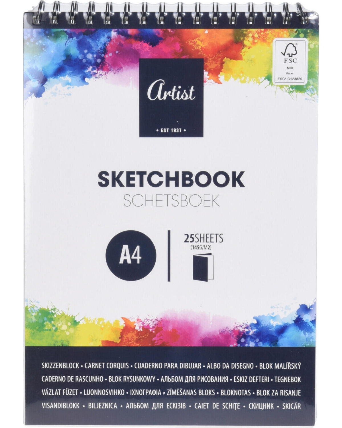 Watercolor pad A4 145g 25 pages