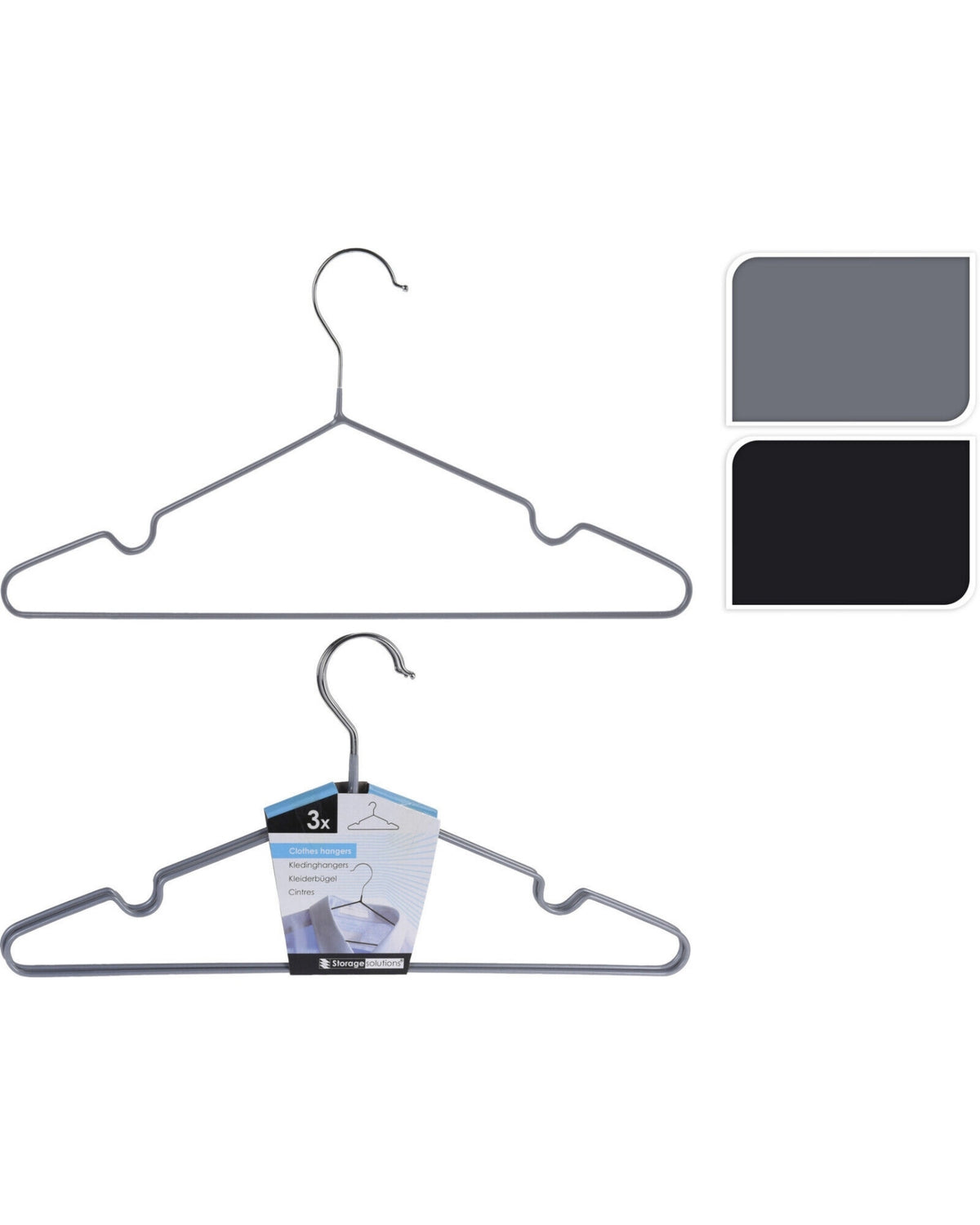 Metal hangers 3pcs