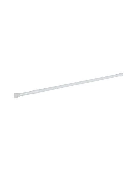 Bruseforhængsstang 70–120 cm – Hvid