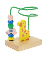 Træperler på wire