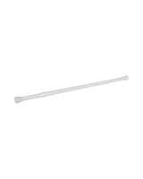 Bruseforhængsstang 70–120 cm – Hvid