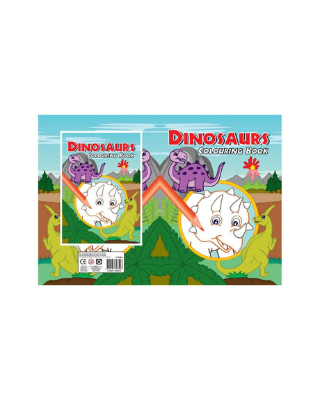 Malebog A4 Dinosaurs Colouring 16 sider