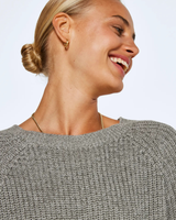 Grå - Medium Grey Melange - Noisy May - Kjole - 27002835