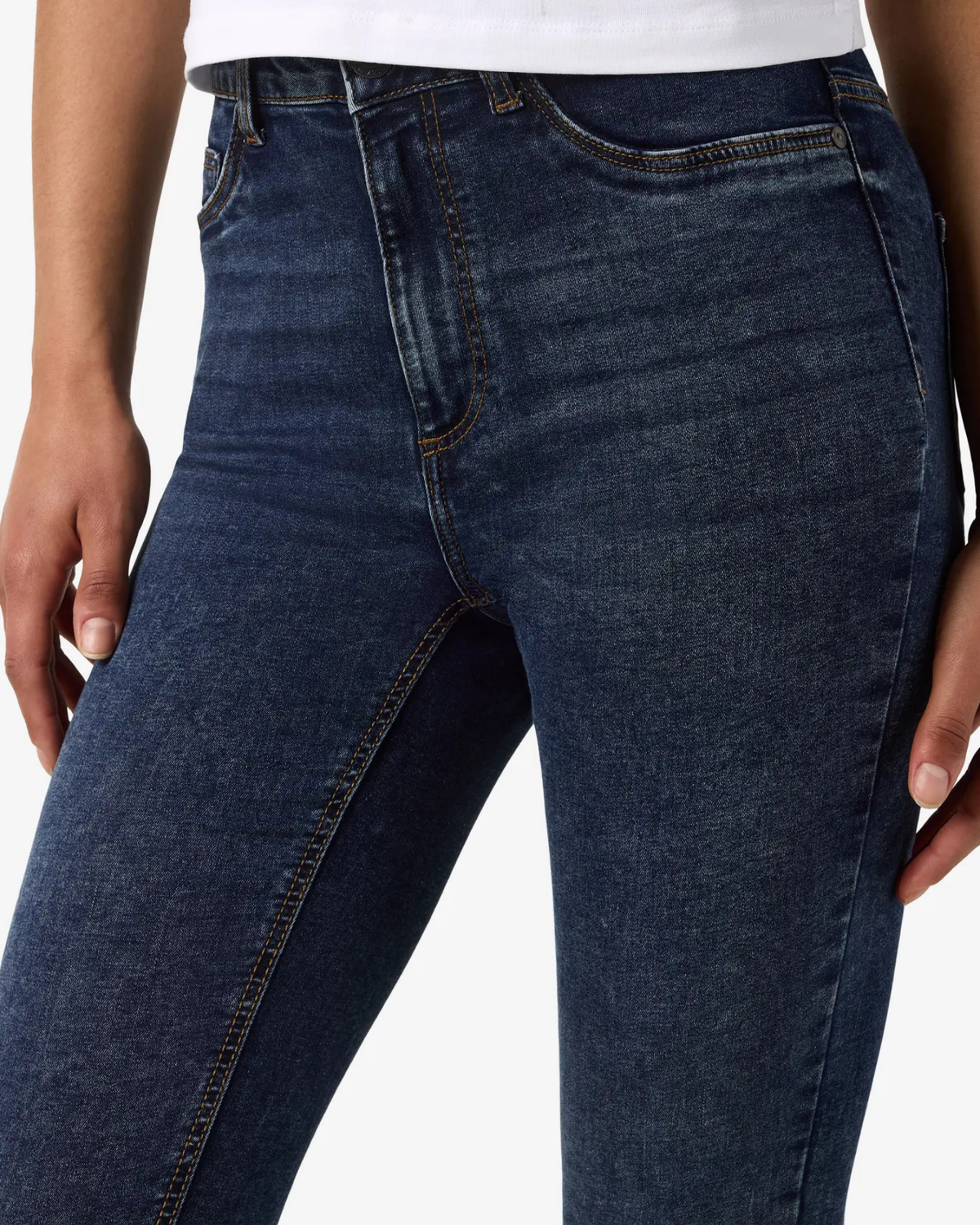 Blå - Dark Blue Denim - Noisy May - Jeans - 27031755