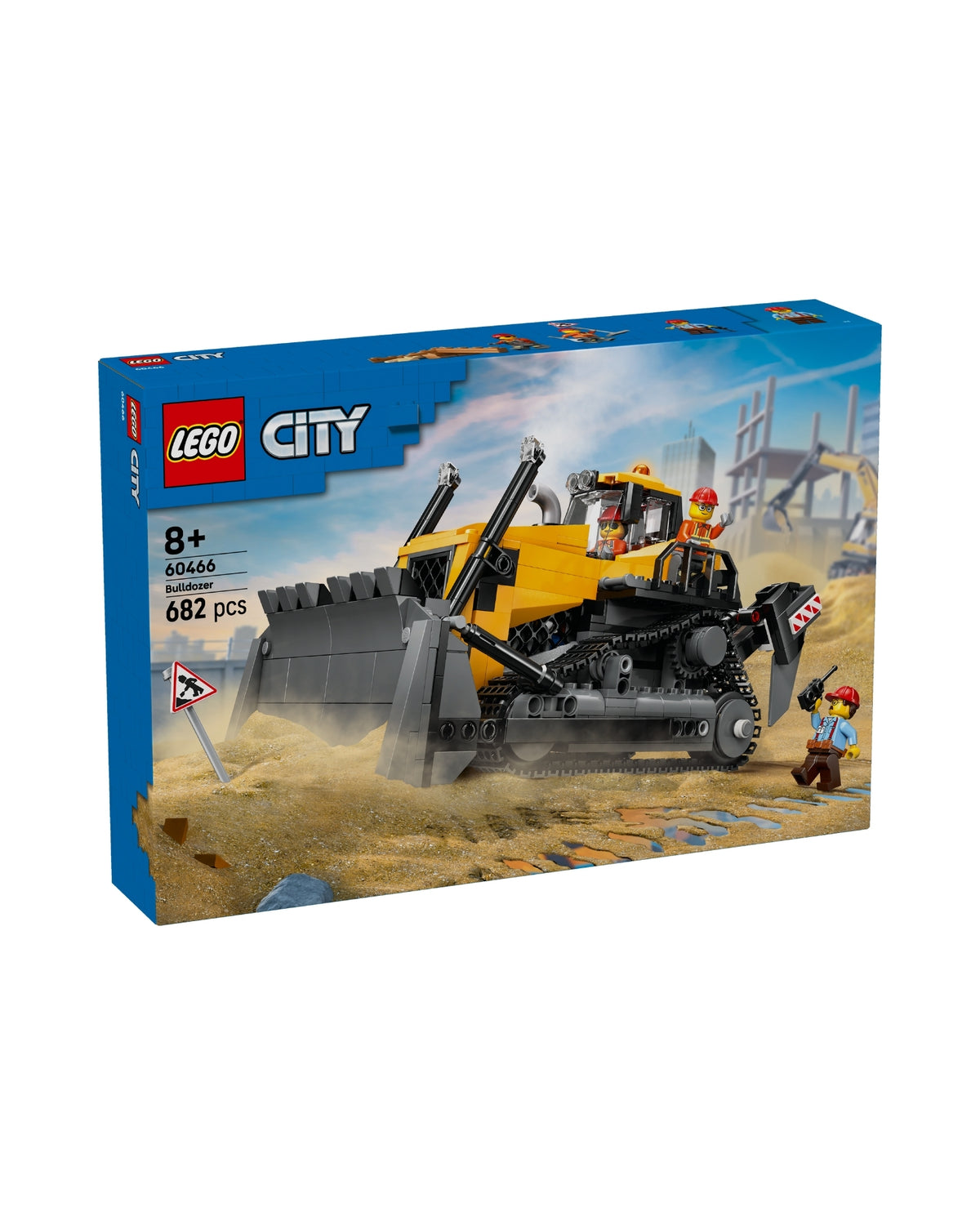 LEGO 60466 Gul bulldozer