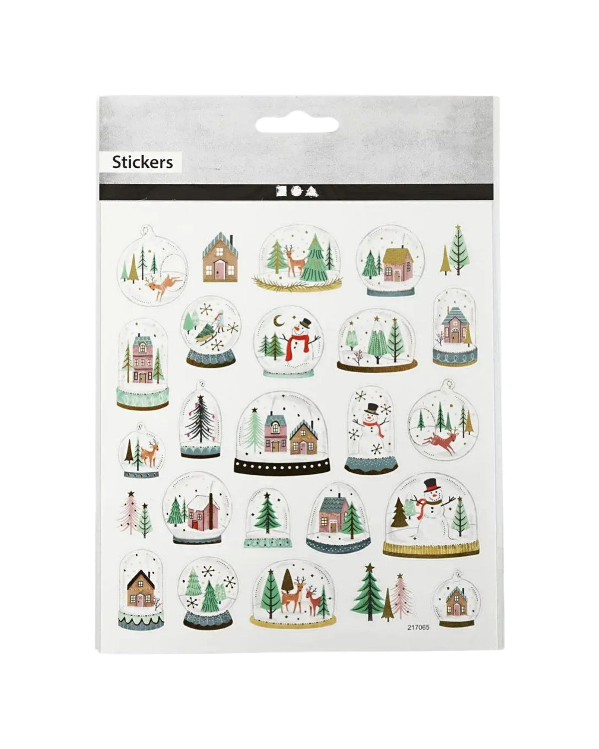 Stickers, rystekugler, ark 15x16,5 cm, 1 ark