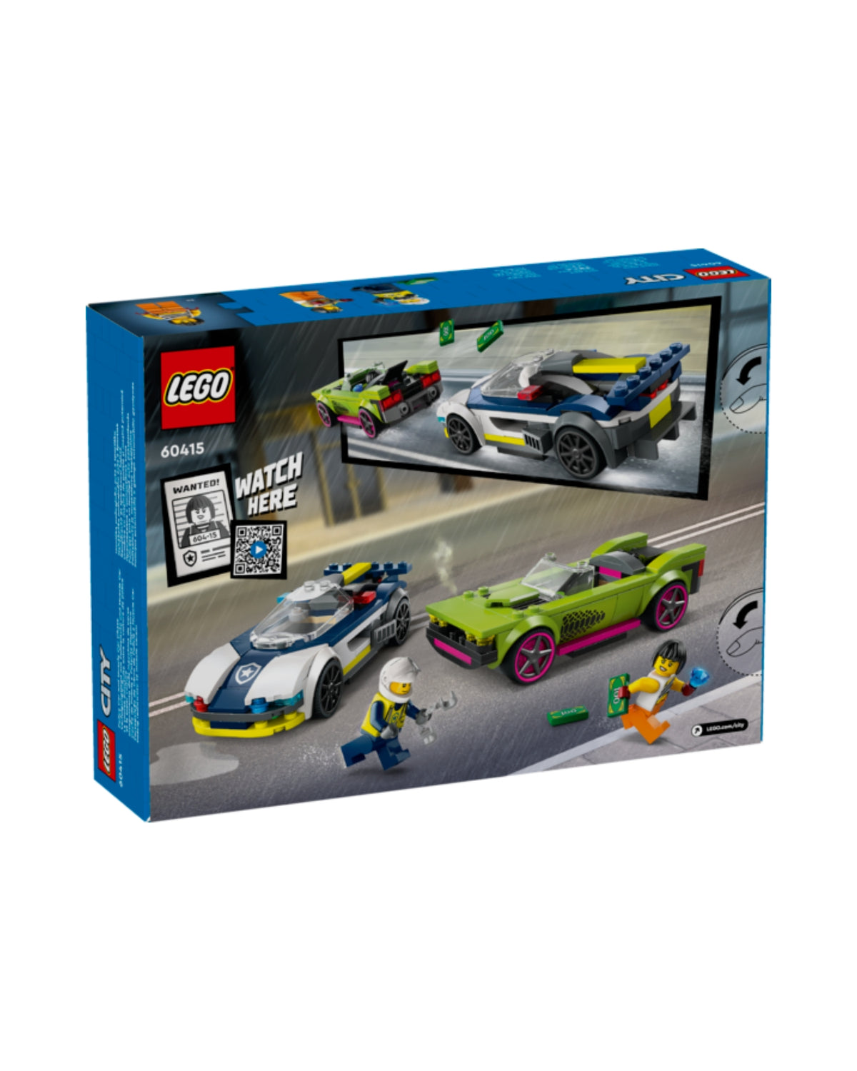 LEGO 60415 Police Car Chase with Muscle Car - LEGO City