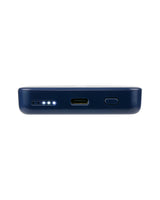 Trådløs powerbank Mini 5000mAh Navy Blå - Grundig