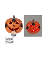 Halloween-græskar med LED-lys