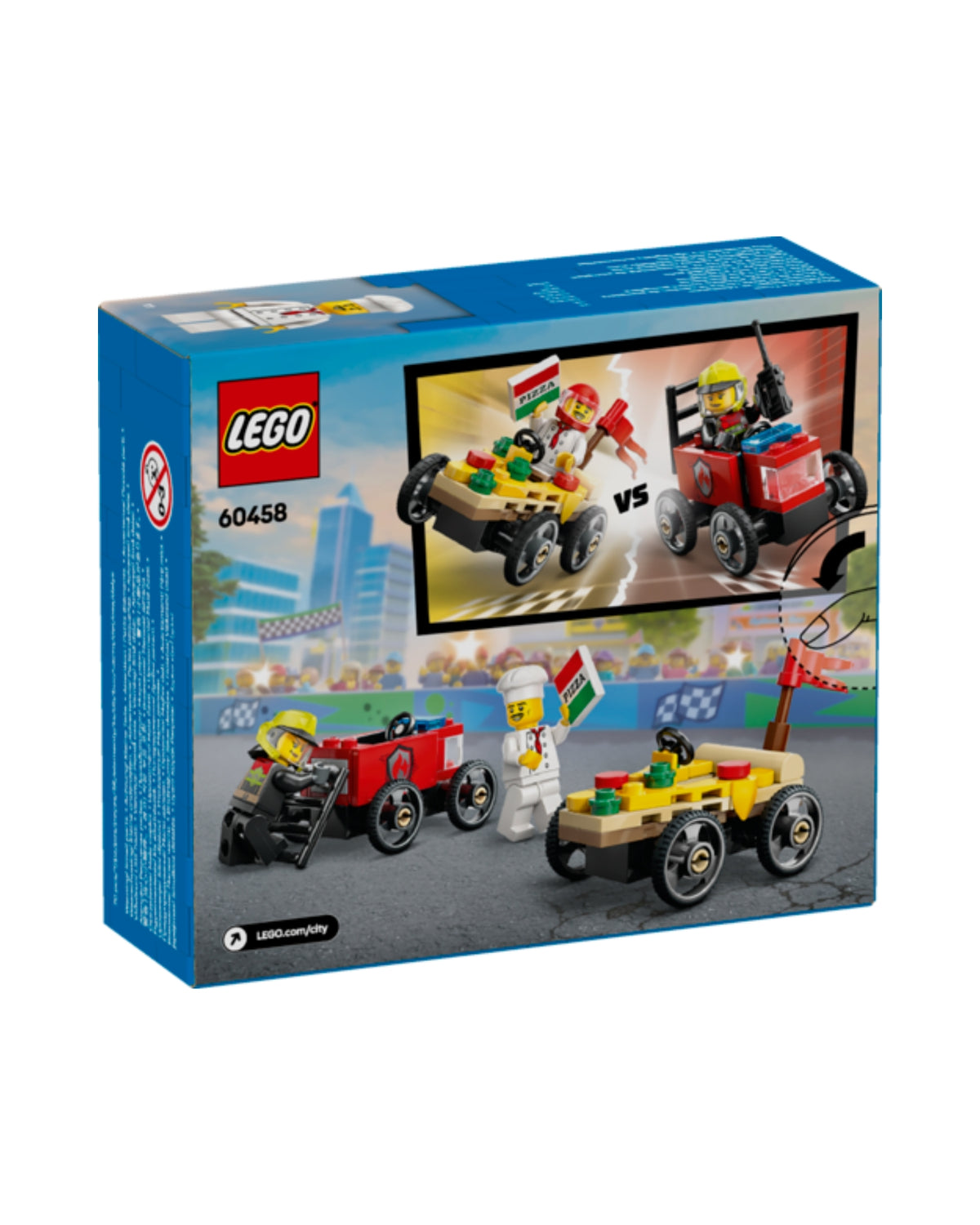 LEGO 60458 Racerbilpakke – pizzabil mod brandbil - LEGO City