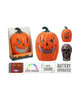 Halloween-figur med lys og lyd