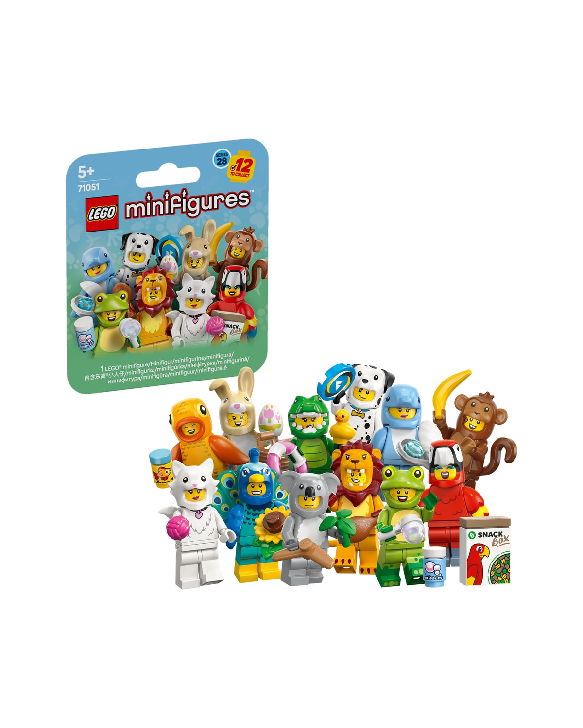 LEGO 71050 Dyr - LEGO Minifigures 71051