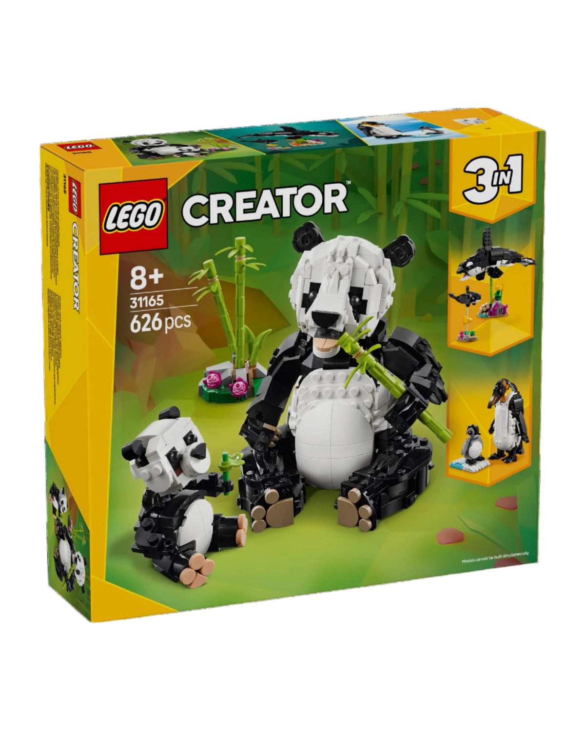 LEGO 31165 Vilde dyr Pandafamilie - Creator