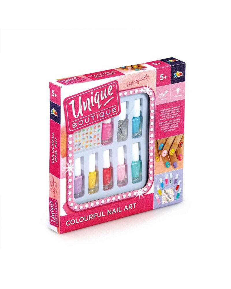 Colorful nail art - Unique Boutique