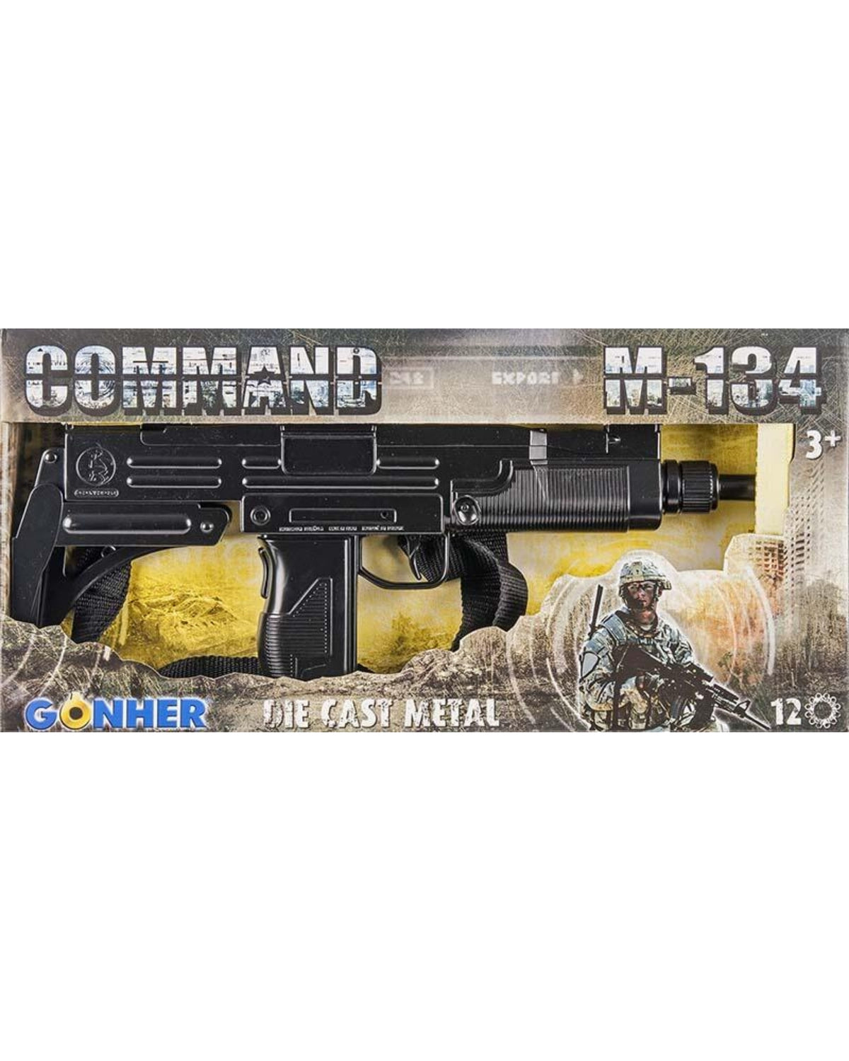Machine gun 12 rounds - Gonher