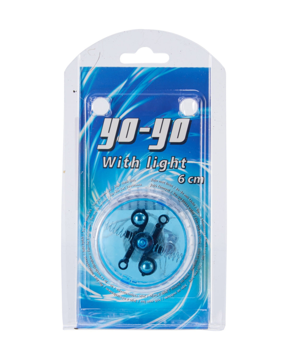Yoyo med lys – 6 cm – 4 farver