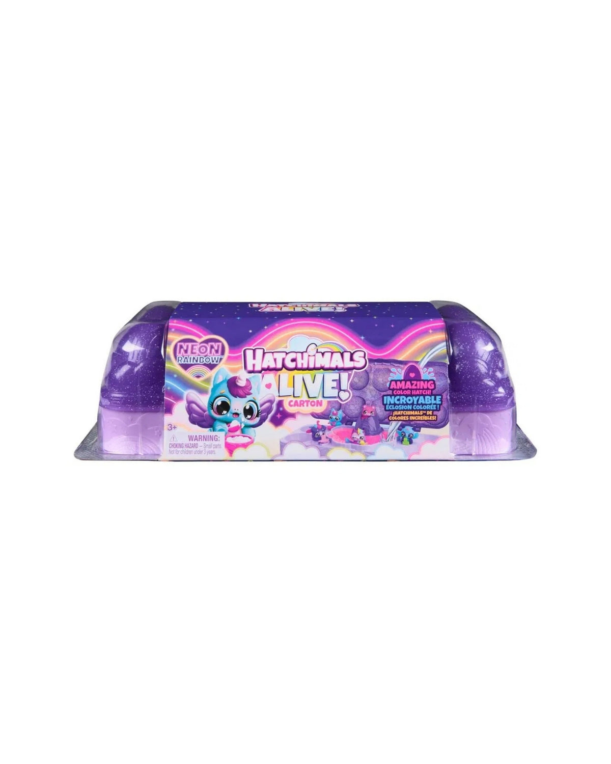 Hatchimals Alive Neon Rainbow Carton